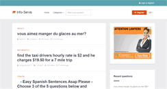 Desktop Screenshot of info-servis.net